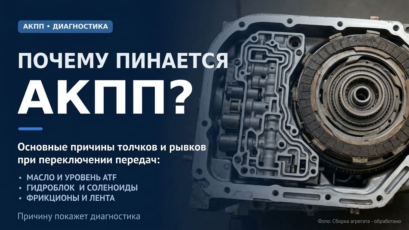 Что делать, если АКПП «пинается»: причины толчков и рывков при переключении